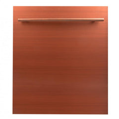 ZLINE 24 in. Top Control Dishwasher with Stainless Steel Tub and Modern Style Handle, 52dBa (DW-24) [Color: Copper]