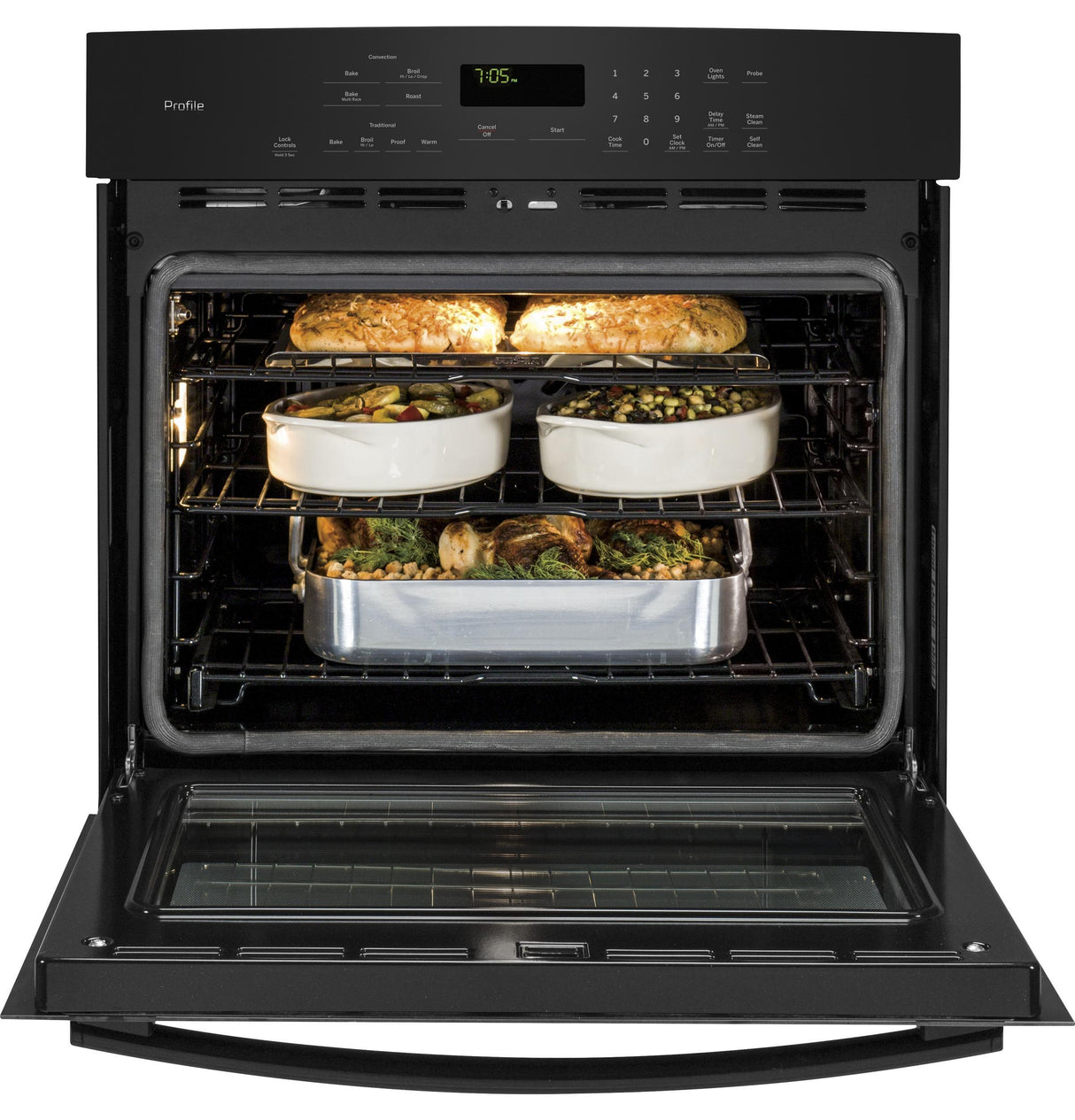 GE Profile™ Series 30" Built-In Single Convection Wall Oven