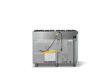 48"W. Sealed Burner Gas Range (Burner: 8b, Finish: Splash, Trim: Polished Chrome, Fuel: Propane)