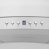 ZLINE Wall Mount Range Hood in Stainless Steel with Built-in CrownSound™ Bluetooth Speakers (KN4CRN-BT) [Size: 42 Inch]