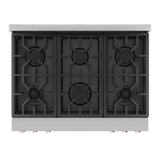 36 Inch Professional Gas Range With Tilt Panel Touch Control In Stainless Steel/rose Gold  Gordon Ramsay Series