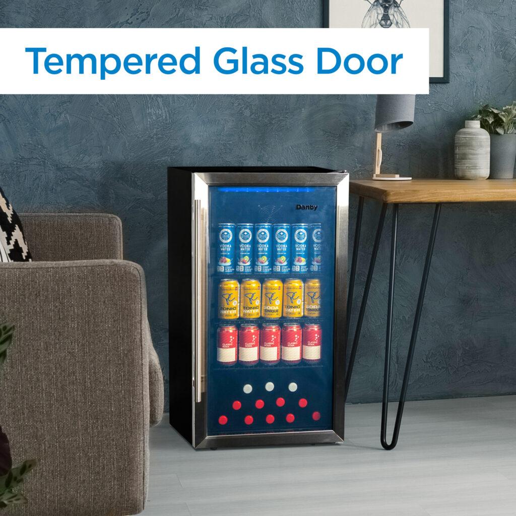 Danby 3.1 cu. ft. Free-Standing Beverage Center in Stainless Steel