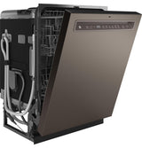 GE® ENERGY STAR® Front Control with Stainless Steel Interior Dishwasher with Sanitize Cycle