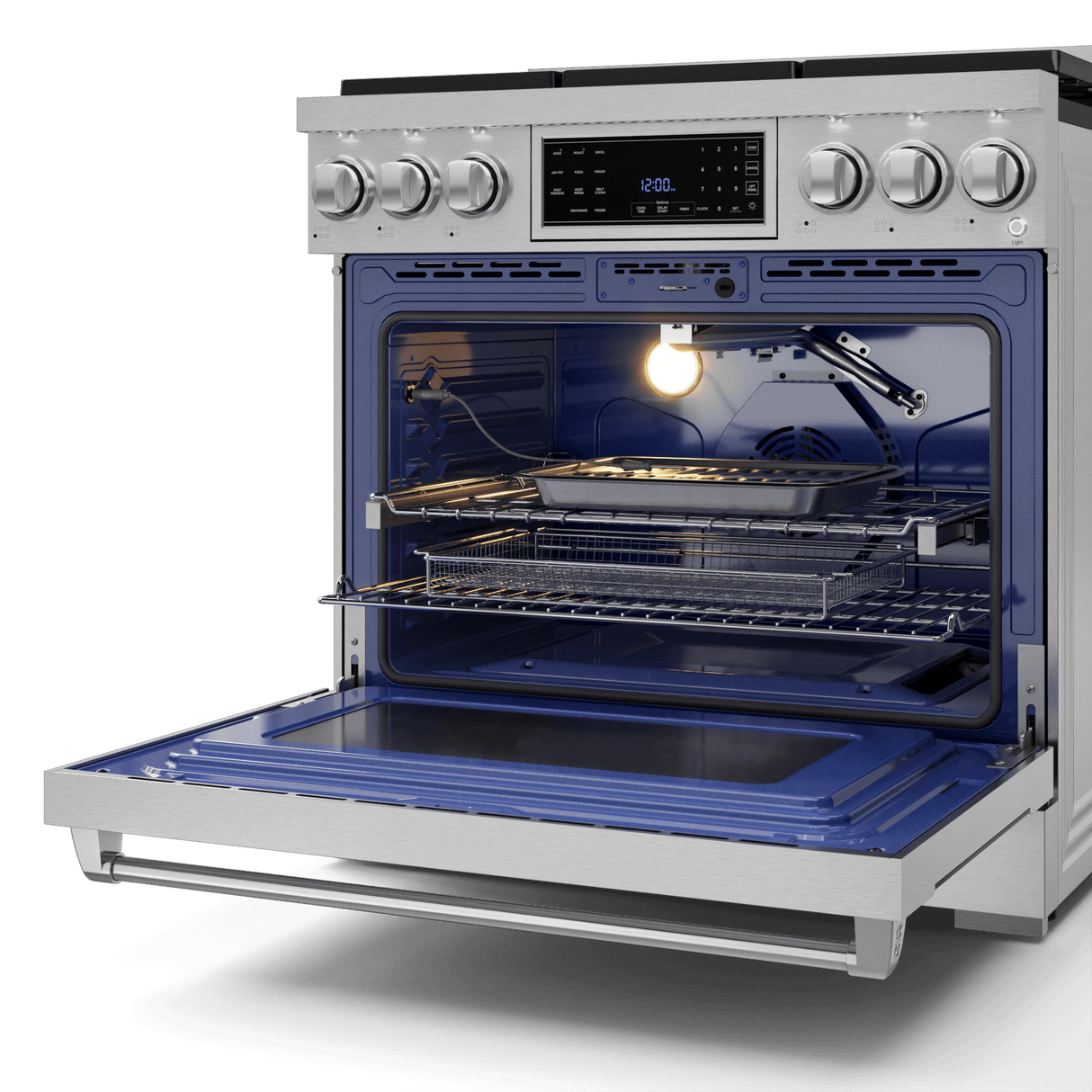 36 Inch Professional Lp Range With Tilt Panel Touch Control In Stainless Steel  Gordon Ramsay Series