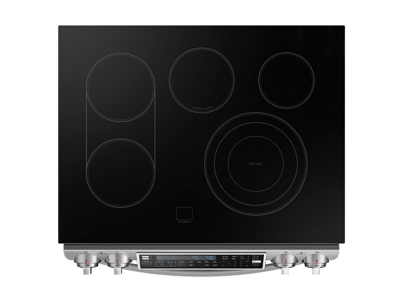 5.8 cu. ft. Slide-In Electric Chef Collection Range with Flex Duo Oven