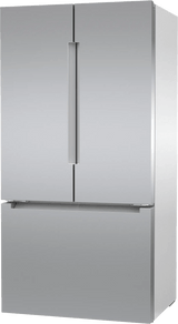 800 Series French Door Bottom Mount Refrigerator 36" Stainless steel (with anti-fingerprint), Total No Frost