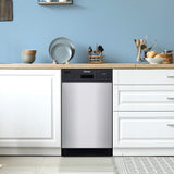 Danby 18" Wide Built-in Dishwasher in Stainless Steel