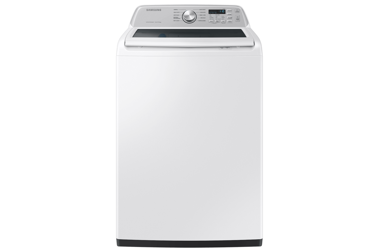 4.7 cu. ft. Large Capacity Smart Top Load Washer with Active WaterJet in White