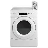 Whirlpool® 27" Commercial Gas Dryer with with Factory-Installed Coin Slide and Coin Box - White