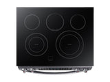 5.8 cu. ft. Slide-In Electric Range in Black Stainless Steel