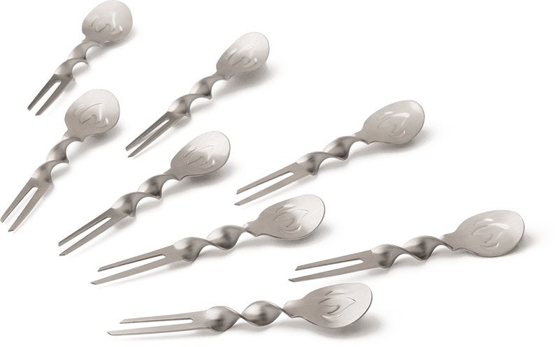 Appetizer Serving Set and Corn Holders and Corn Holders