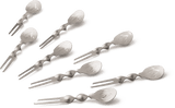 Appetizer Serving Set and Corn Holders and Corn Holders