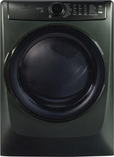 Front Load Washer & Electric Dryer Bundle with Pedestal Storage - Alpine Green