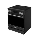 30 Inch Professional Induction Range With Tilt Panel Touch Control In Black and Stainless Steel  Gordon Ramsay Series