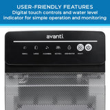 Avanti Speedy Ice Countertop Bullet Ice Maker - Stainless Steel / 5.82 cu. ft.