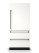 36"W. Integrated Bottom Freezer Door Panel Right Hinge - Pure White