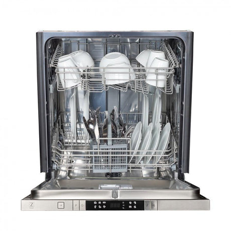 ZLINE 24 in. Top Control Dishwasher with Stainless Steel Tub and Traditional Style Handle, 52dBa (DW-24) [Color: Oil Rubbed Bronze]