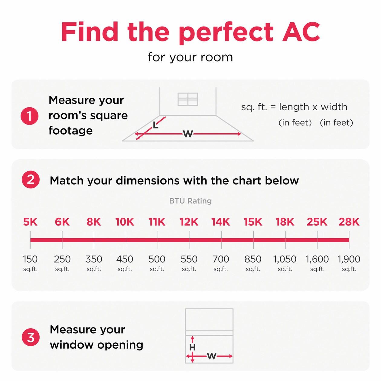 10,000 BTU Inverter Window Room Air Conditioner with Wi-Fi (Energy Star)