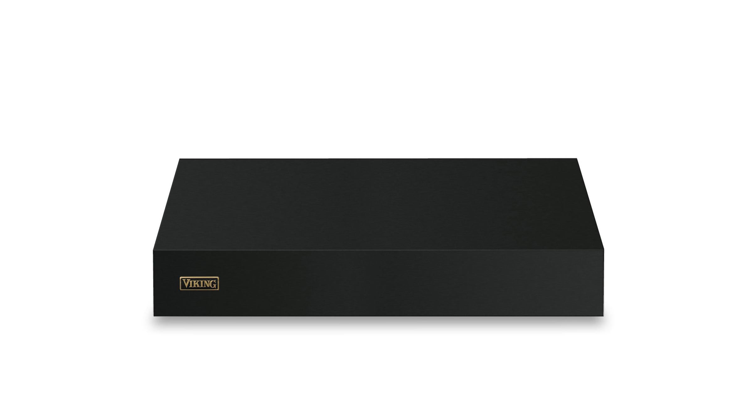 36"W. 12"H. Wall Hood + Ventilator (Finish: Antique Bronze, Trim: Brushed Brass)