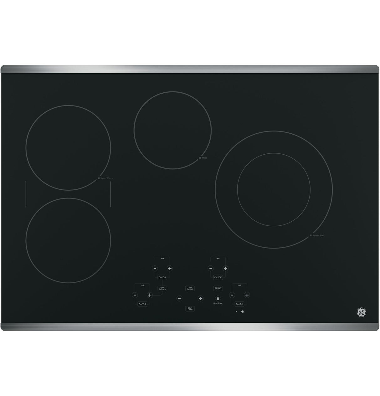 GE® 30" Built-In Touch Control Electric Cooktop