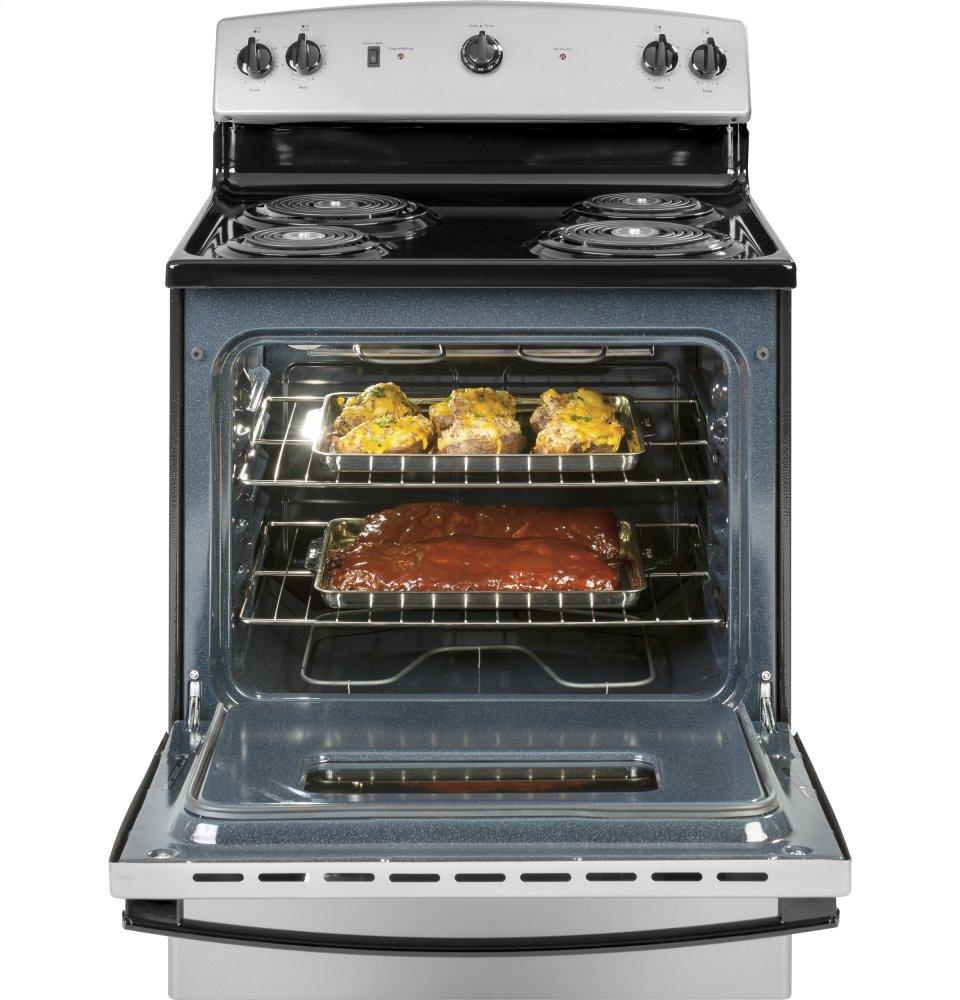 GE® 30" Free-Standing Electric Range