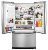 36-inch Wide French Door Bottom Freezer Refrigerator with Dual Icemakers - 27 cu. ft.