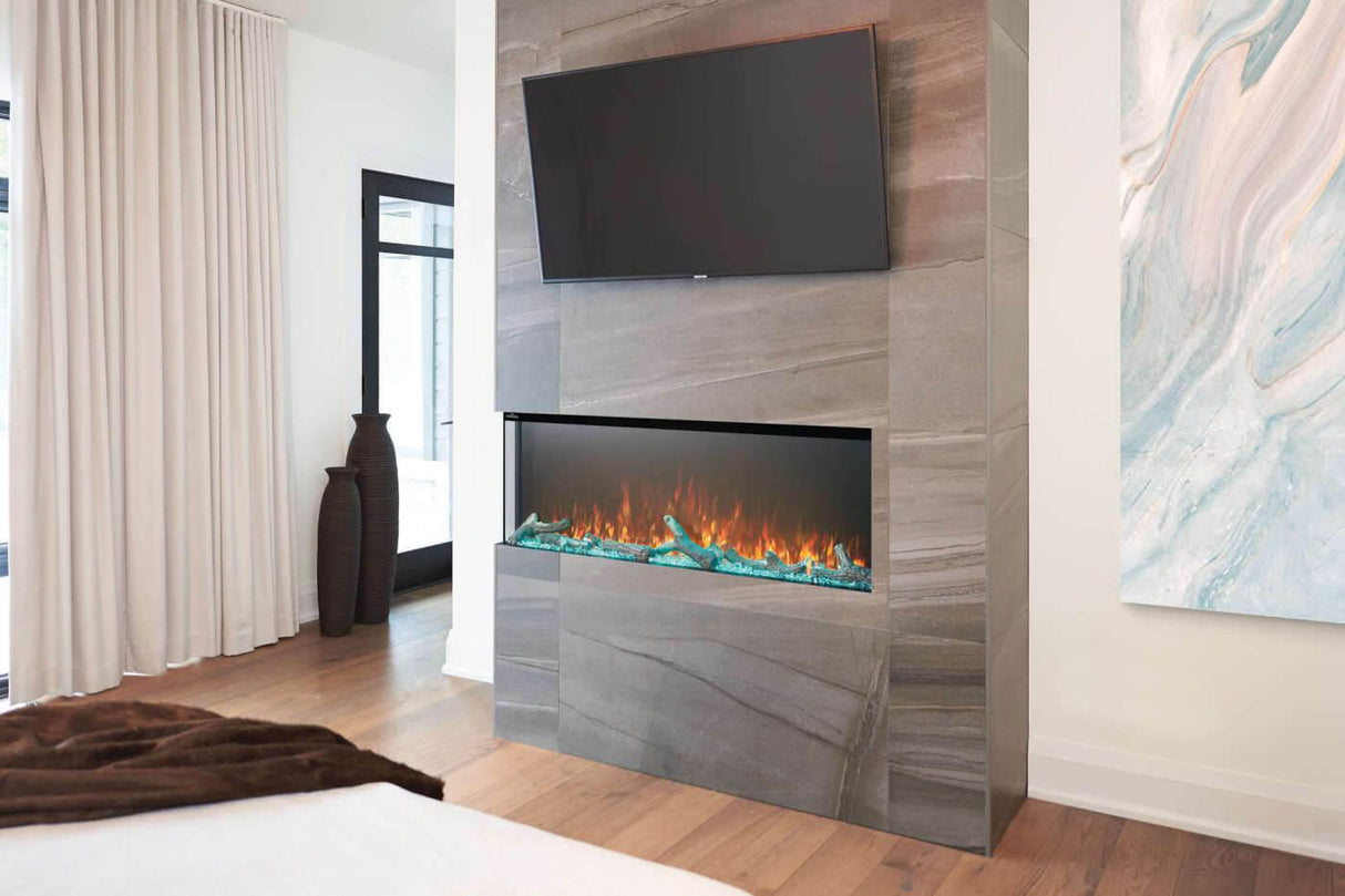Trivista? Primis 50 Three-Sided Built-in Electric Fireplace