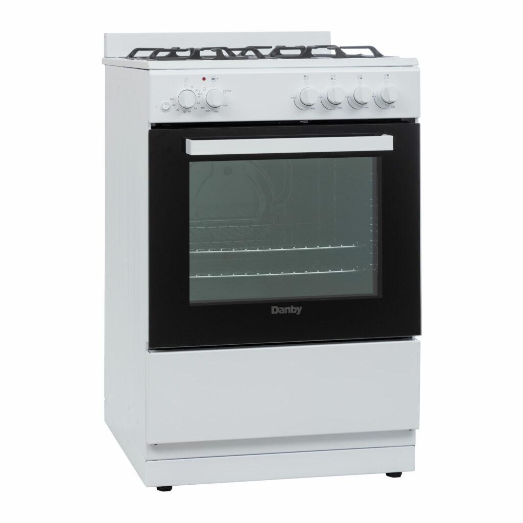 Danby 24" Wide Gas Range in White