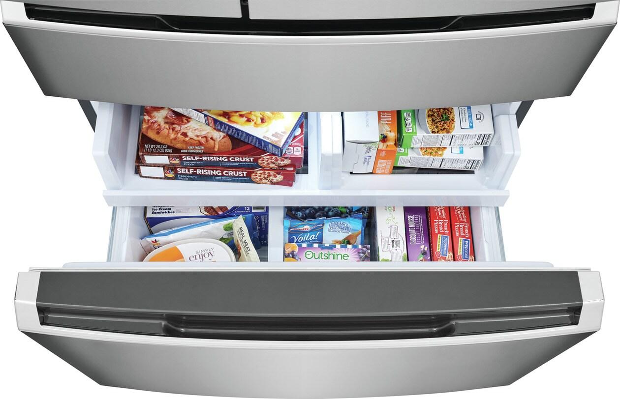 22 Cu. Ft. Counter-Depth 4-Door French Door Refrigerator