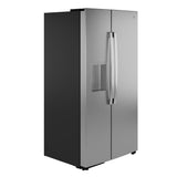 GE® 23.5 Cu. Ft. Counter-Depth Side-By-Side Refrigerator with LED Light Walls and Extra Tall Dispenser