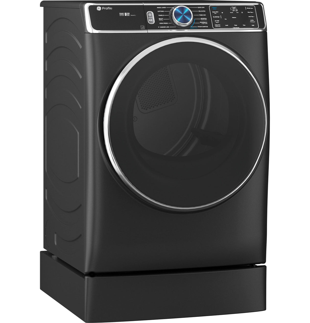 GE Profile™ ENERGY STAR® 7.8 cu. ft. Capacity Smart Front Load Electric Dryer with Steam and Sanitize Cycle