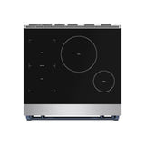 30 Inch Professional Induction Range With Tilt Panel Touch Control In Stainless Steel and Blue  Gordon Ramsay Series