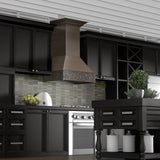 ZLINE 30 in. Wooden Wall Mount Range Hood in Normandy - Includes Remote Motor