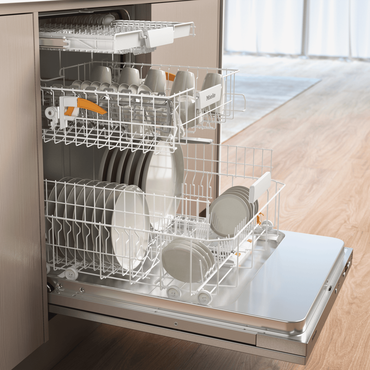 G 5056 SCVi SFP Stainless Steel. - Fully integrated dishwashers in standard size in tried-and-tested Miele quality at an affordable entry-level price.
