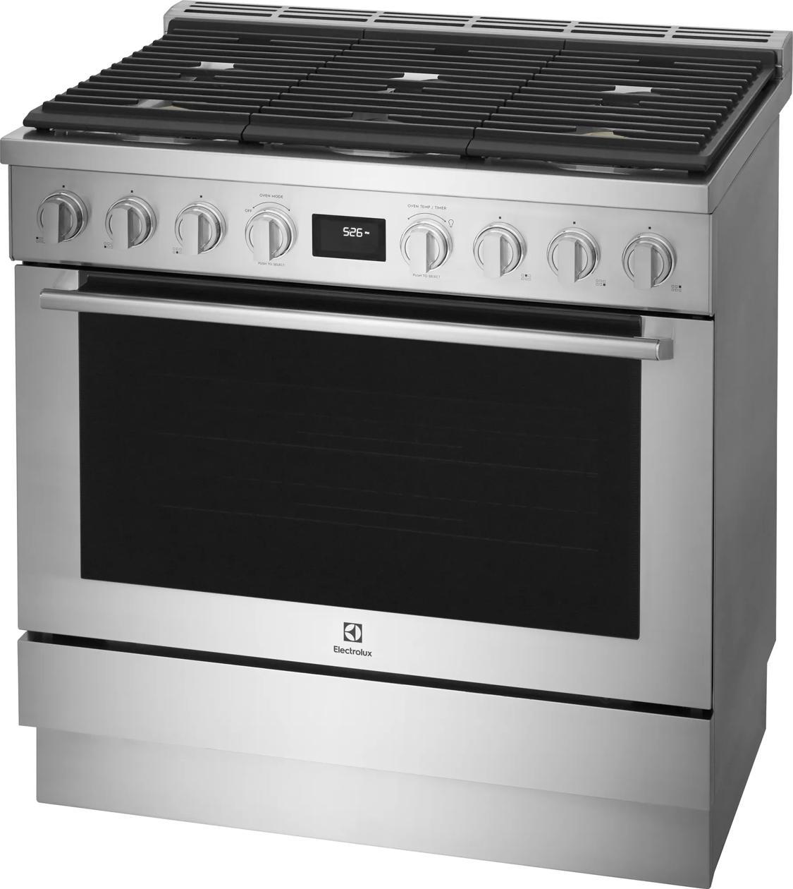 36" Dual-Fuel Freestanding Range