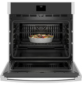 GE® 30" Smart Built-In Self-Clean Convection Single Wall Oven with Never Scrub Racks