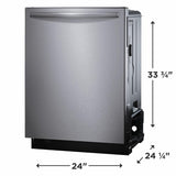 24" Stainless Steel Tub Built-In Dishwasher with CleanBoost™