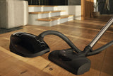 Complete C3 Kona PowerLine - SGFE0 Obsidian black - canister vacuum cleaners with electrobrush for thorough cleaning of heavy-duty carpeting.