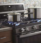 GE Profile™ 30" Free-Standing Gas Double Oven Convection Range