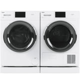 Haier ENERGY STAR® 4.1 cu.ft. Capacity Smart 24" Ventless Condenser Frontload Electric Dryer with Stainless Steel Basket