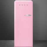 Approx 24" 50'S Style Refrigerator with ice compartment, Pink, Left hand hinge
