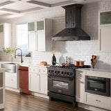 ZLINE 18 in. Compact Top Control Dishwasher with Stainless Steel Tub and Modern Style Handle, 52 dBa (DW-18) [Color: Hand Hammered Copper]