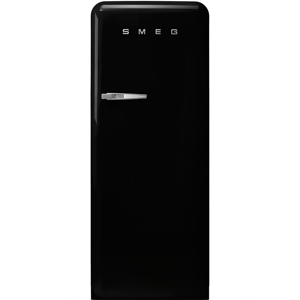 Approx 24" 50'S Style Refrigerator with ice compartment, Black, Right hand hinge