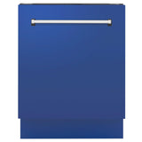 ZLINE 24" Tallac Series 3rd Rack Dishwasher with Traditional Handle, 51dBa (DWV-24) [Color: Blue Matte]