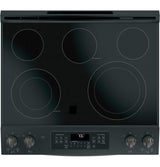 GE® 30" Slide-In Electric Convection Range