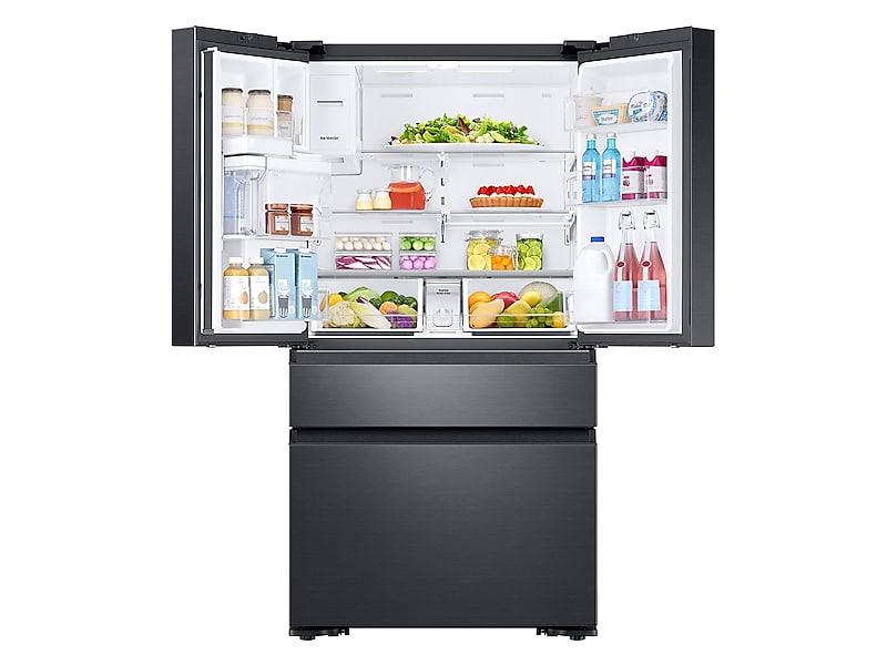 23 cu. ft. Counter Depth 4-Door French Door Refrigerator in Black Stainless Steel