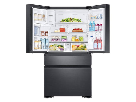 23 cu. ft. Counter Depth 4-Door French Door Refrigerator in Black Stainless Steel