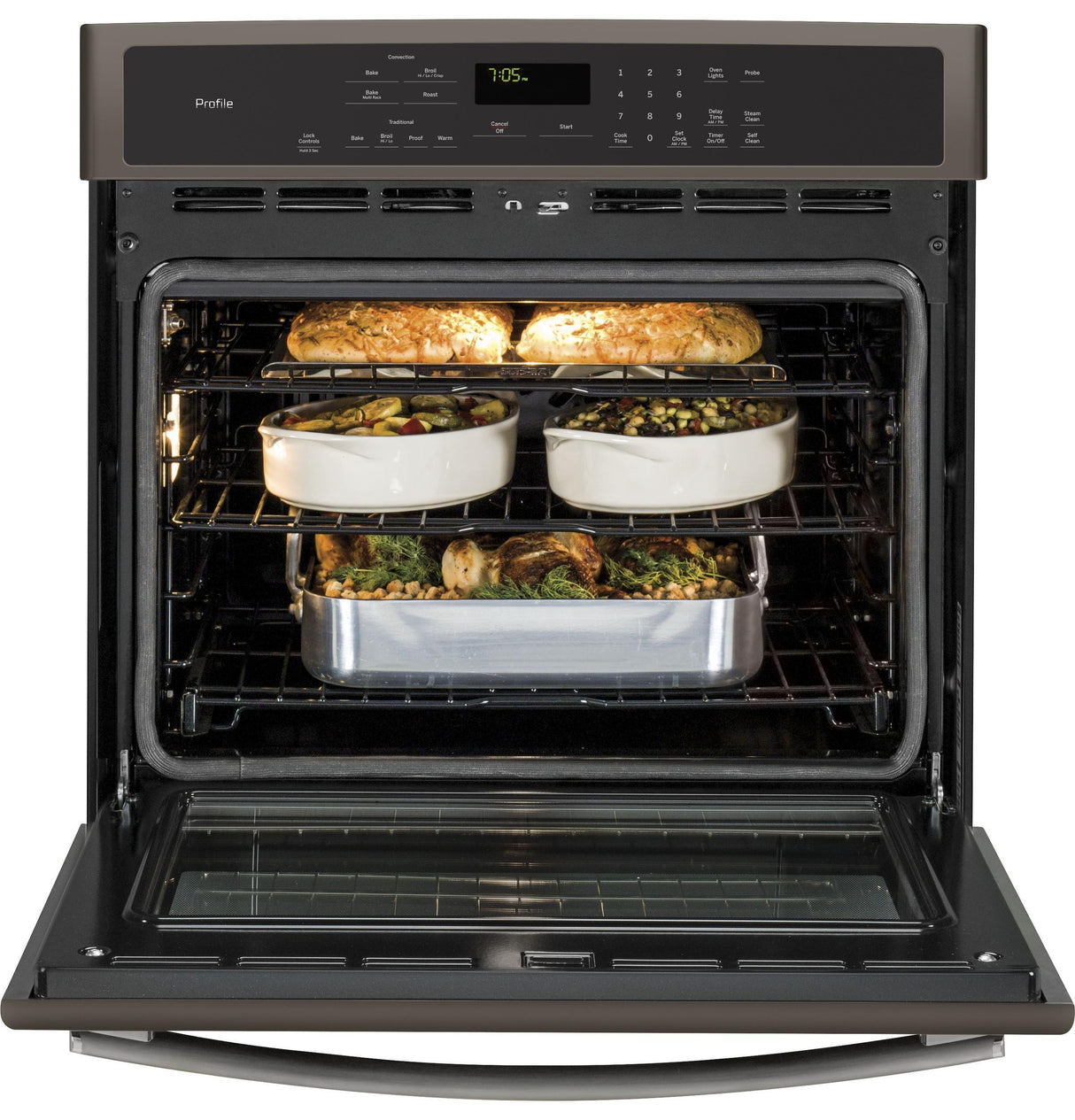 GE Profile™ Series 30" Built-In Single Convection Wall Oven