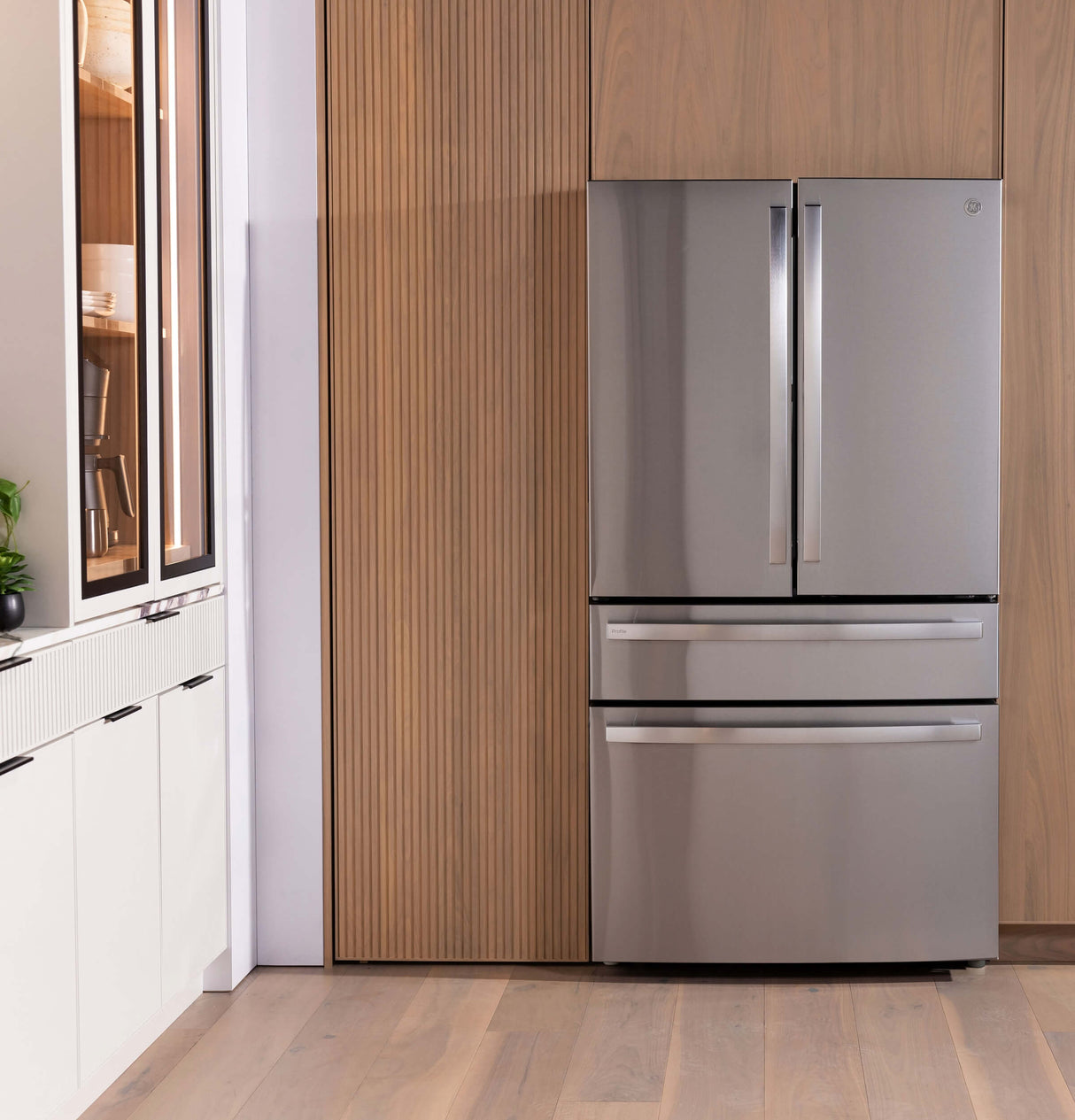 GE Profile™ ENERGY STAR® 28.7 Cu. Ft. Smart Fingerprint Resistant 4-Door French-Door Refrigerator With Dual-Dispense AutoFill Pitcher