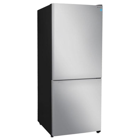 Danby 10 cu. ft. Bottom Mount Apartment Size Fridge in Stainless Steel